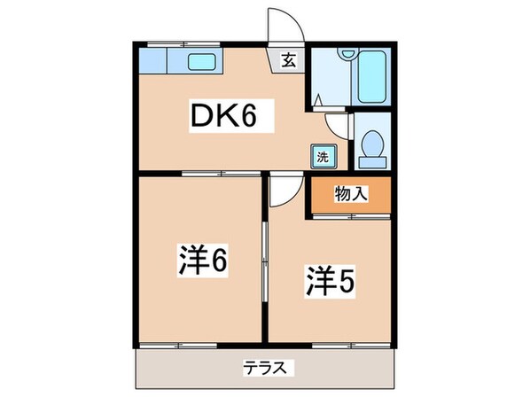 タウンハウス相模原の物件間取画像